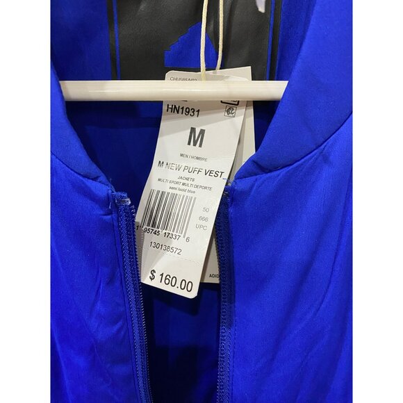 NWT adidas Men's Puffer Vest Size Medium Retail $160 - Picture 4 of 8